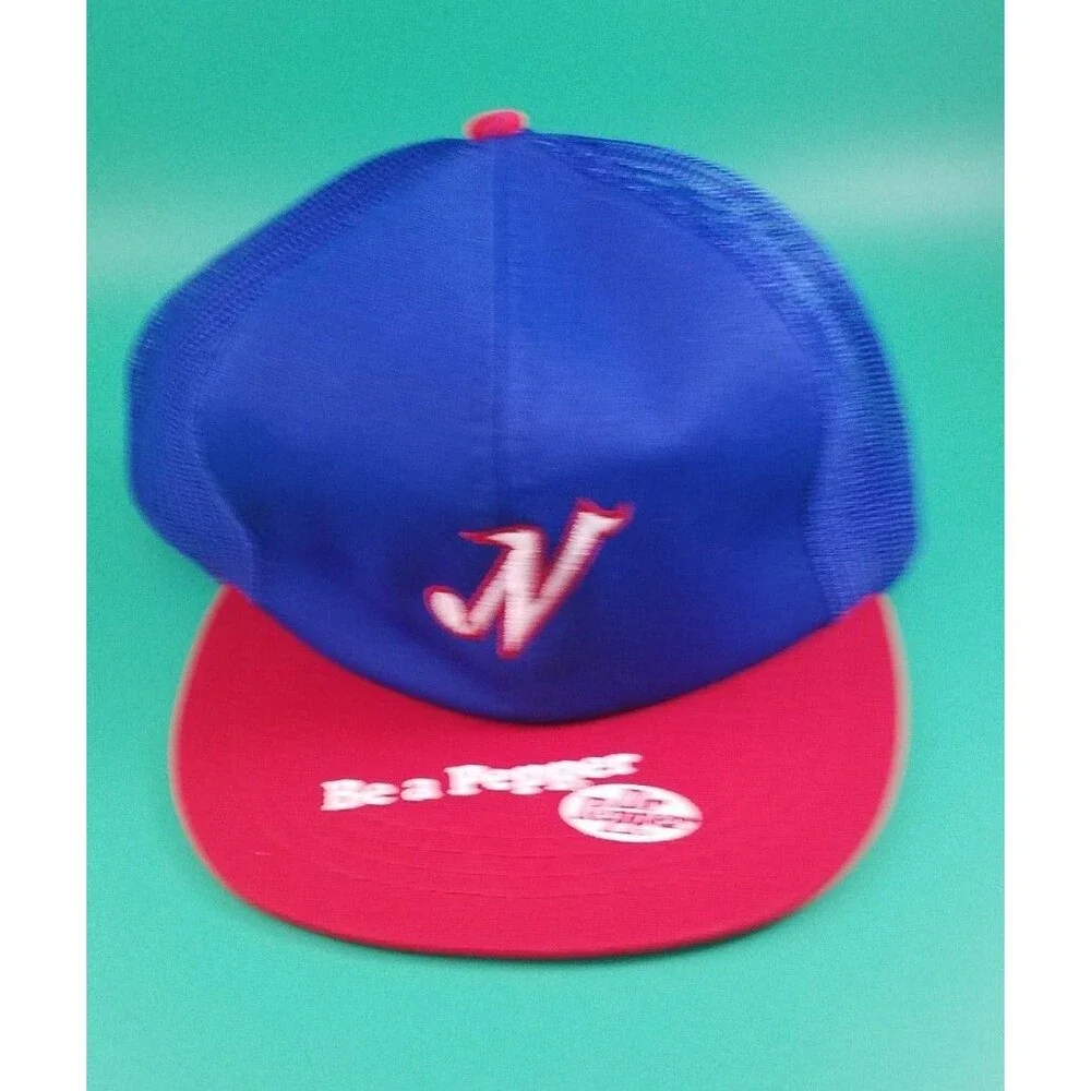 VINTAGE Nashville Sounds Dr be a Pepper Trucker Hat MiLB Minor League Baseball